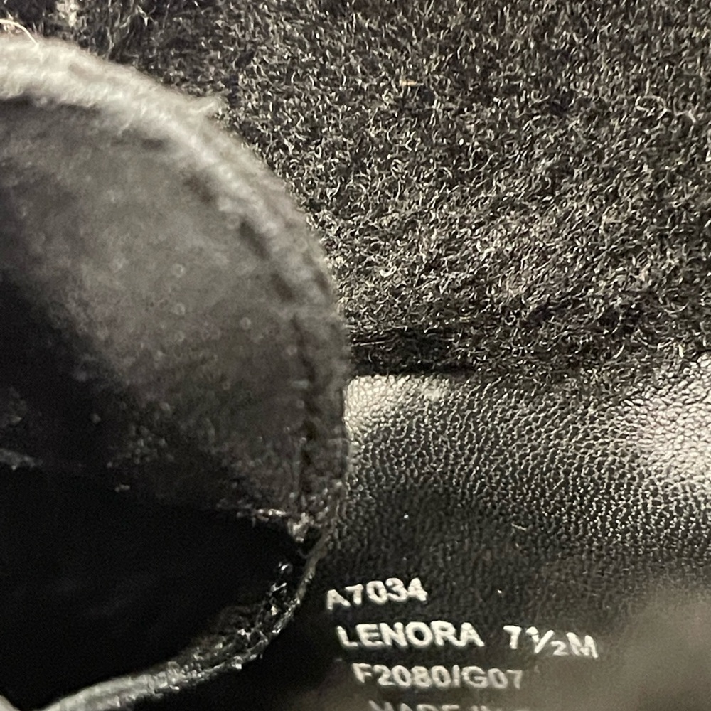 Coach Lenora black suede ankle boots - Picture 11 of 11